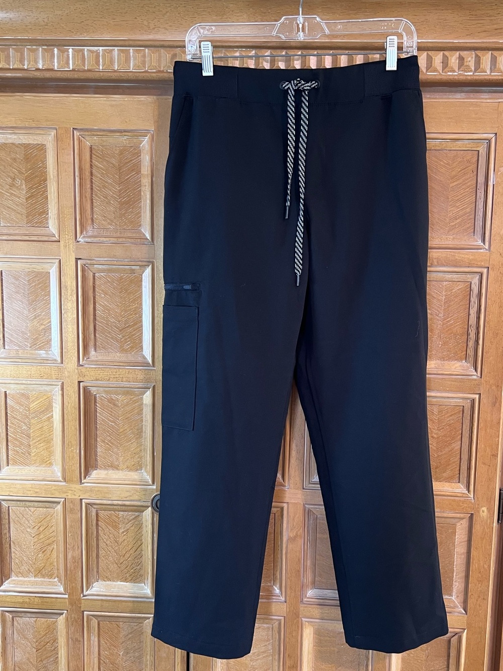 Jaanuu Unisex Scrub Jogger Pants Small Black